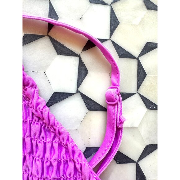 NWT A New Day Womens 2-Piece Set Pink Halter Smocked Top & Maxi Skirt M - Picture 5 of 9